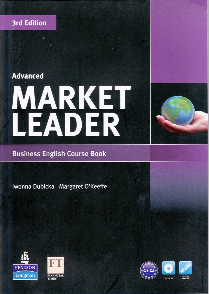 Market Leader Advanced 3rd Edition Course Book w/DVDROM