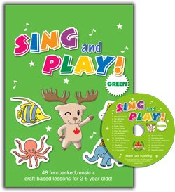 画像1: Sing and Play! Green Craft Book with CD
