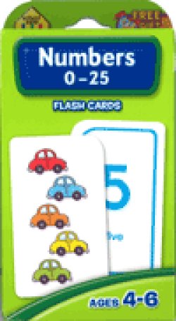 画像1: Numbers 0-25 School Zone Flash Card