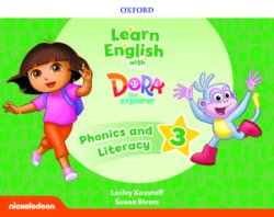 画像1: Learn English with Dora the Explorer level 3 Phonics & Literacy Book