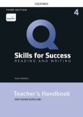 Q:Skills for Success 3rd Edition Reading and Writing Level 4 Teacher Guide with Teacher Resource Access Code Card