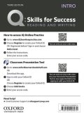 Q:Skills for Success 3rd Edition Reading and Writing Intro Teacher Resource Access Code Card