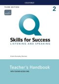 Q:Skills for Success 3rd Edition Listening and Speaking Level 2 Teacher Guide with Teacher Resource Access Code Card