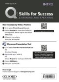 Q:Skills for Success 3rd Edition Listening and Speaking Intro Teacher Resource Access Code Card