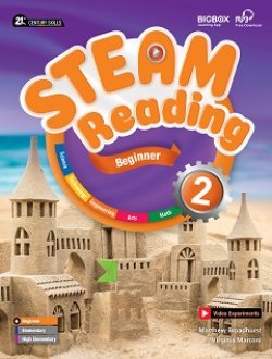画像1: Steam Reading Beginner 2 Student Book with Workbook and Audio QR Code
