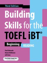 Building Skills for the TOEFL iBT 3rd edition Reading Student Book with Audio QR code