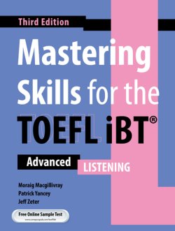 画像1: Mastering Skills for the TOEFL iBT 3rd edition Listening Student Book with Audio QR code