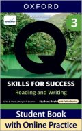 Q : Skills for Success 4th edition Reading and Writing  Level 3 Student Book with IQ online practice