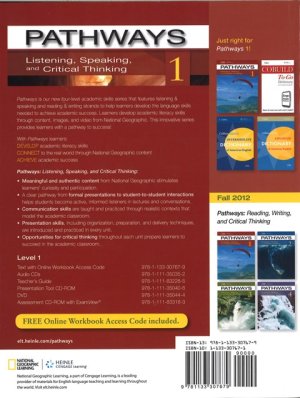 画像2: Pathways Listening Speaking and Critical Thinking 1 Student Book with Online Workbook Access Code