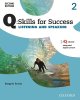 画像: Q Skills for Success 2nd Edition Listening & Speaking level 2 Student Book with IQ online