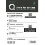 画像: Q:Skills for Success 3rd Edition Reading and Writing Level 2 Teacher Resource Access Code Card